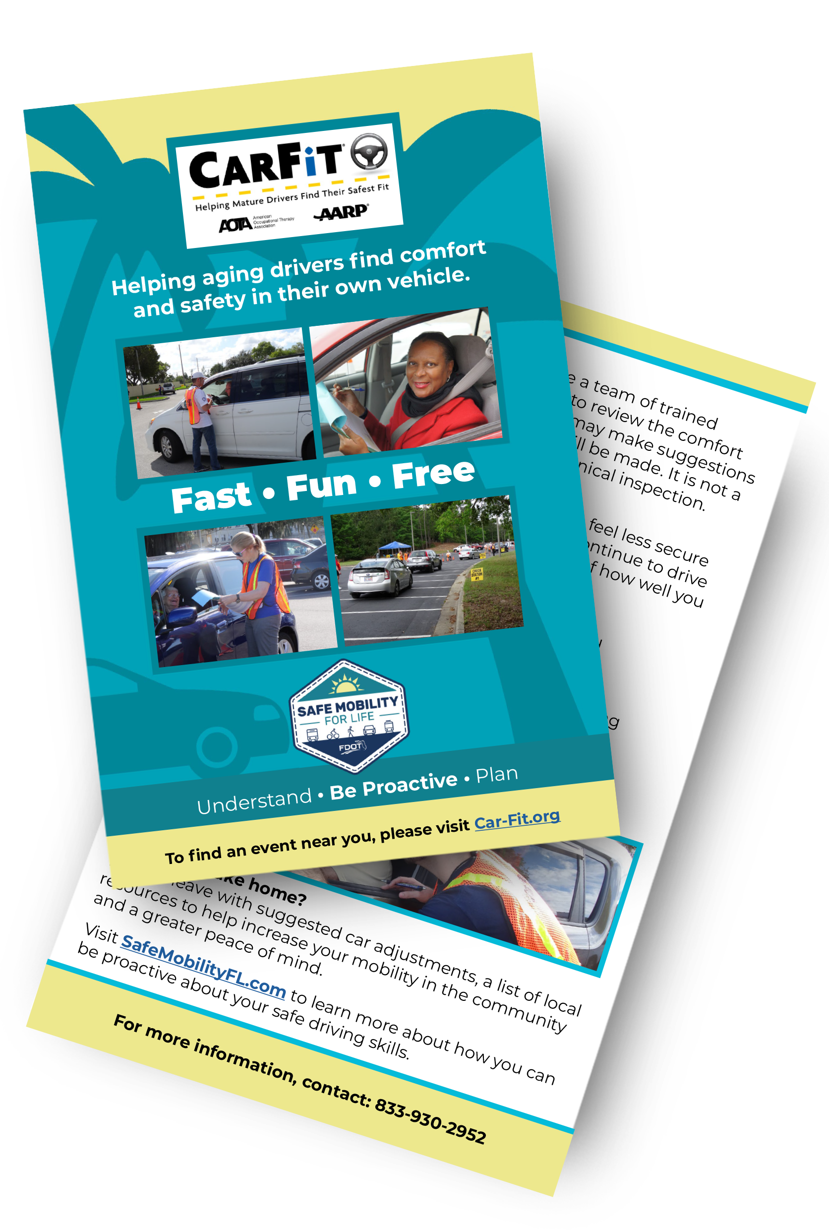 This tip card provides a brief description of what a CarFit event is and what you can expect when attending an event.