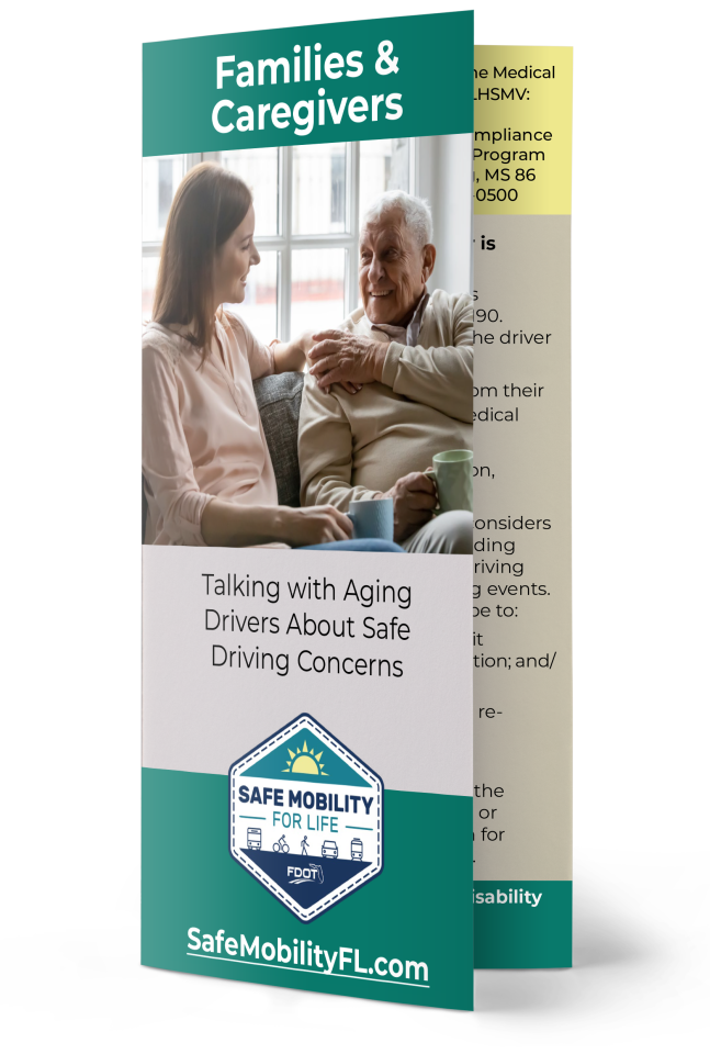 This brochure provides tips for talking with aging drivers about safe driving concerns and where to find additional resources.