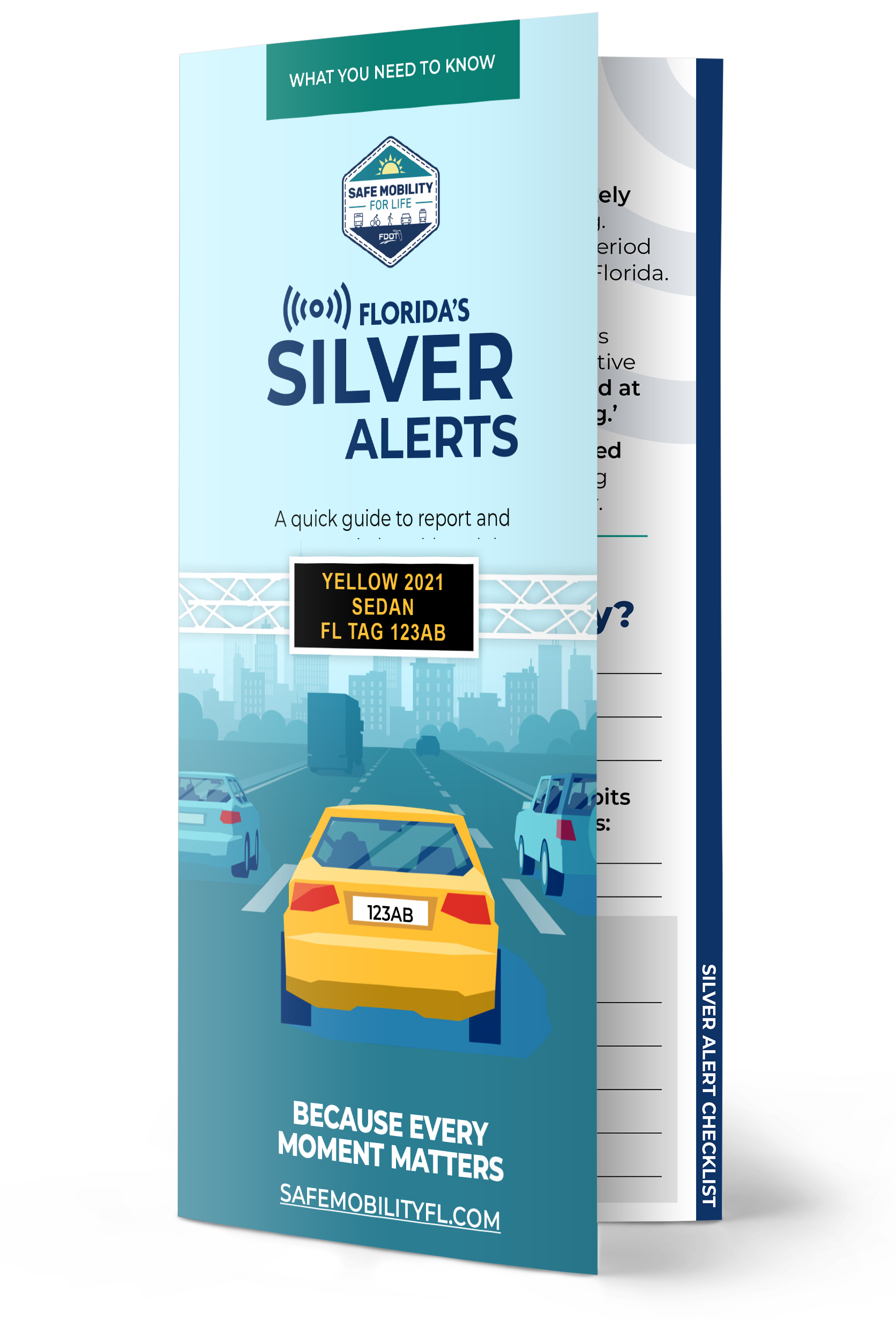 A quick guide for family caregivers to report and recover missing older adults with cognitive impairments like dementia or Alzheimer's.